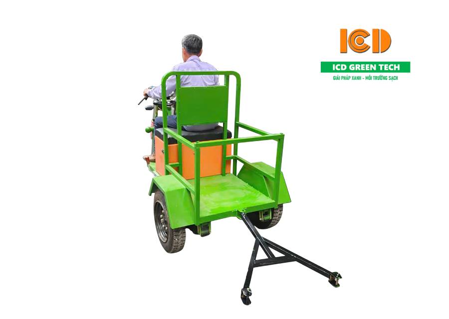 Xe kéo rác, kéo hàng chạy điện