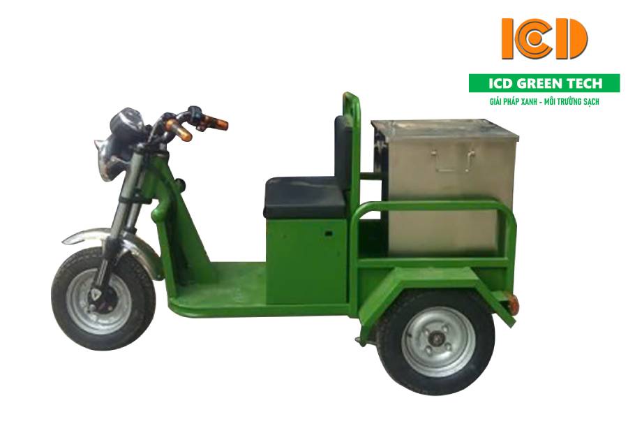 Xe thu gom rác ngày chạy điện